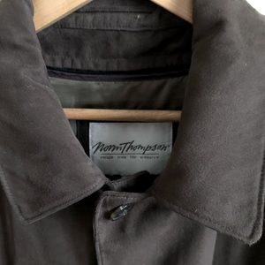 Ultra Suede, Car length coat, removable lining. Rich Brown color slightly worn